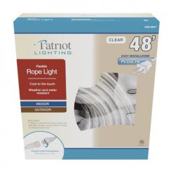 Best Pirce 🛒 Patriot Lighting® 48' Plug-in Clear Incandescent Rope Light 🔔 11 Best Pirce 🛒 Patriot Lighting® 48' Plug-in Clear Incandescent Rope Light 🔔 -Patriot Lighting Sales 346 0947 48ftRopeLight Box