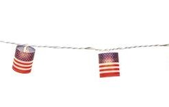 Budget 🔔 Patriot Lighting® 8' 8" 10-Light Patriotic Flag String Light ❤️