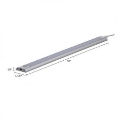 Cheapest 😉 Patriot Lighting® 18'' LED Silver Plug-in Under Cabinet Strip Light 🥰 -Patriot Lighting Sales 3460610 Alt3