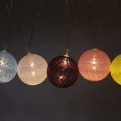 Discount ⌛ Patriot Lighting® 6' 10-5/8" 10-Light Battery-Powered Cotton Ball String Light 🥰 -Patriot Lighting Sales 3461142 Alt7