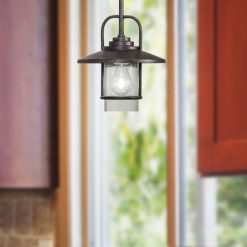 New 🤩 Patriot Lighting® Elegant Home Miner Bronze 1-Light Mini Pendant ✔️ -Patriot Lighting Sales 34672 Miner Kitchen Crop