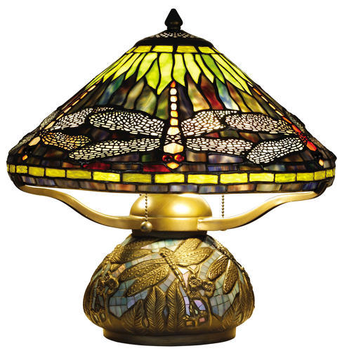 Deals 😀 Patriot Lighting® Dragonfly Antique Bronze Tiffany Style Table Lamp 🤩 4 Deals 😀 Patriot Lighting® Dragonfly Antique Bronze Tiffany Style Table Lamp 🤩 - Image 2