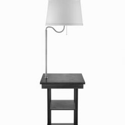 Budget 🧨 Patriot Lighting® Ellen End Table Floor Lamp ⌛ -Patriot Lighting Sales 3470067Light offsideview