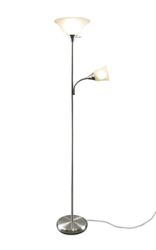 Budget 🎉 Patriot Lighting® Stacey Brushed Nickel Mother Daughter Floor Lamp ⭐ 4 Budget 🎉 Patriot Lighting® Stacey Brushed Nickel Mother Daughter Floor Lamp ⭐ - Image 2