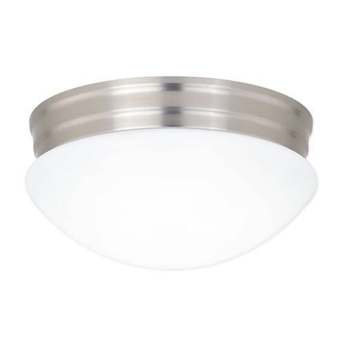 Best Pirce ❤️ Patriot Lighting® Brady II Brushed Nickel Integrated LED Flush Mount Ceiling Light 🎉 4 Best Pirce ❤️ Patriot Lighting® Brady II Brushed Nickel Integrated LED Flush Mount Ceiling Light 🎉 - Image 2