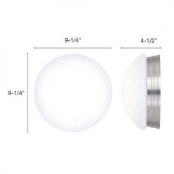 Best Pirce ❤️ Patriot Lighting® Brady II Brushed Nickel Integrated LED Flush Mount Ceiling Light 🎉 13 Best Pirce ❤️ Patriot Lighting® Brady II Brushed Nickel Integrated LED Flush Mount Ceiling Light 🎉 -Patriot Lighting Sales 3482118 Alt3