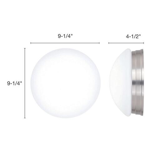 Best Pirce ❤️ Patriot Lighting® Brady II Brushed Nickel Integrated LED Flush Mount Ceiling Light 🎉 6 Best Pirce ❤️ Patriot Lighting® Brady II Brushed Nickel Integrated LED Flush Mount Ceiling Light 🎉 - Image 4