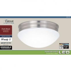 Best Pirce ❤️ Patriot Lighting® Brady II Brushed Nickel Integrated LED Flush Mount Ceiling Light 🎉 17 Best Pirce ❤️ Patriot Lighting® Brady II Brushed Nickel Integrated LED Flush Mount Ceiling Light 🎉 -Patriot Lighting Sales 3482118 Alt7
