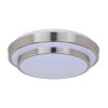 Cheapest ❤️ Patriot Lighting® Helos Satin Nickel LED Flush Mount Ceiling Light 🎉 -Patriot Lighting Sales 3482120 Master