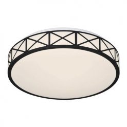 Top 10 🔔 Patriot Lighting® Criss Black Integrated LED Flush Mount Ceiling Light 🧨 -Patriot Lighting Sales 3482121 Alt1