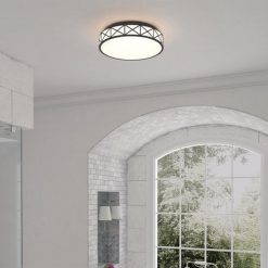 Top 10 🔔 Patriot Lighting® Criss Black Integrated LED Flush Mount Ceiling Light 🧨 -Patriot Lighting Sales 3482121 Alt5