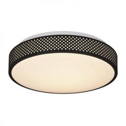 Deals 👏 Patriot Lighting® Pixel Black Integrated LED Flush Mount Ceiling Light 🔥 -Patriot Lighting Sales 3482122 Alt1