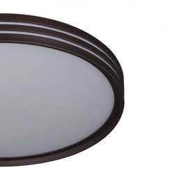 Promo 🤩 Patriot Lighting® Ronald Bronze Integrated LED Flush Mount Ceiling Light 🧨 -Patriot Lighting Sales 3482123 Alt2