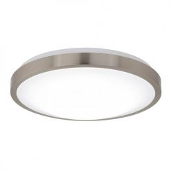 Outlet 🎉 Patriot Lighting® Lato Satin Nickel Integrated LED Flush Mount Ceiling Light 🌟 -Patriot Lighting Sales 3482125 Alt1