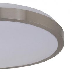 Outlet 🎉 Patriot Lighting® Lato Satin Nickel Integrated LED Flush Mount Ceiling Light 🌟 -Patriot Lighting Sales 3482125 Alt2