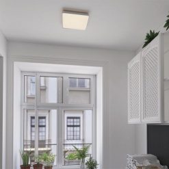 Cheap ✨ Patriot Lighting® Kriti Satin Nickel Integrated LED Flush Mount Ceiling Light ⭐ -Patriot Lighting Sales 3482126 Alt5