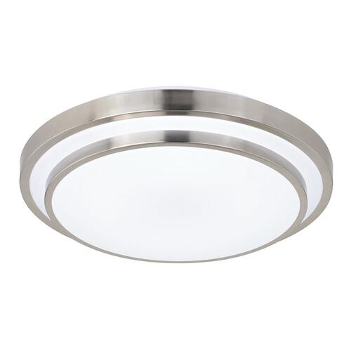 Budget 😉 Patriot Lighting® Helos 20-1/2" Satin Nickel LED Flush Mount Ceiling Light 🥰 4 Budget 😉 Patriot Lighting® Helos 20-1/2" Satin Nickel LED Flush Mount Ceiling Light 🥰 - Image 2