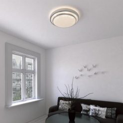 Budget 😉 Patriot Lighting® Helos 20-1/2" Satin Nickel LED Flush Mount Ceiling Light 🥰 15 Budget 😉 Patriot Lighting® Helos 20-1/2" Satin Nickel LED Flush Mount Ceiling Light 🥰 -Patriot Lighting Sales 3482127 Alt5