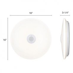 Top 10 💯 Patriot Lighting® Clef White Integrated LED Bluetooth® Speaker Flush Mount Ceiling Light 🧨 13 Top 10 💯 Patriot Lighting® Clef White Integrated LED Bluetooth® Speaker Flush Mount Ceiling Light 🧨 -Patriot Lighting Sales 3482128 Alt3