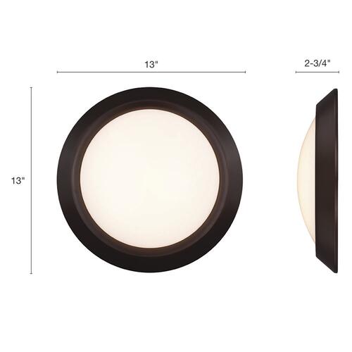 Promo 🎁 Patriot Lighting® Fulton Bronze Integrated LED Flush Mount Ceiling Light 2-Pack ✨ 6 Promo 🎁 Patriot Lighting® Fulton Bronze Integrated LED Flush Mount Ceiling Light 2-Pack ✨ - Image 4
