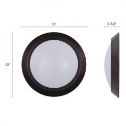 Promo 🎁 Patriot Lighting® Fulton Bronze Integrated LED Flush Mount Ceiling Light 2-Pack ✨ 15 Promo 🎁 Patriot Lighting® Fulton Bronze Integrated LED Flush Mount Ceiling Light 2-Pack ✨ -Patriot Lighting Sales 3482145 Alt4