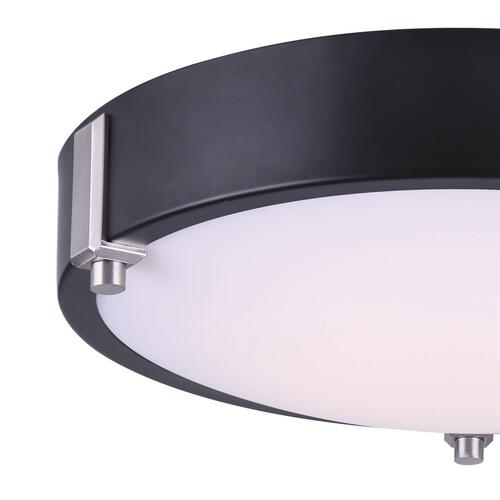 Coupon 🧨 Patriot Lighting® Maeve Matte Black/Brushed Nickel Integrated LED Flush Mount Ceiling Light 👍 4 Coupon 🧨 Patriot Lighting® Maeve Matte Black/Brushed Nickel Integrated LED Flush Mount Ceiling Light 👍 - Image 2
