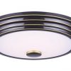 Hot Sale 🌟 Patriot Lighting® Lyra Rubbed Bronze Integrated LED Flush Mount Ceiling Light ⌛ -Patriot Lighting Sales 3482152 P