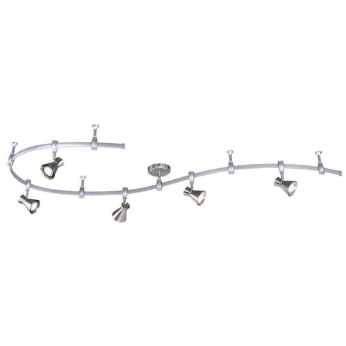 Budget ✨ Patriot Lighting® Sandra 5-Light Nickel LED Flexible Track Light 🤩 3 Budget ✨ Patriot Lighting® Sandra 5-Light Nickel LED Flexible Track Light 🤩