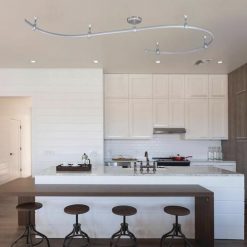 Deals ❤️ Patriot Lighting® 9' Nickel Flexible Track Kit 🤩 -Patriot Lighting Sales 349 0518 IU