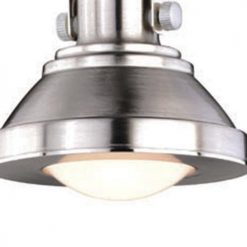 Budget ✔️ Patriot Lighting® Adam Nickel 1-Light LED Track Lighting Pendant 👍 -Patriot Lighting Sales 349 0533 FG