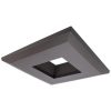 Cheap 🎉 Patriot Lighting® 5" & 6" Recessed Bronze Baffle Square Trim For Downlight 😍 -Patriot Lighting Sales 349 1189 MainImg 6in SquareTrim BZ rev1850