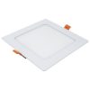 Discount 🛒 Patriot Lighting® 6-3/4" Integrated LED Ultra-Thin Square Downlight 🤩 -Patriot Lighting Sales 349 1206 MainImg 6in WaferSquare WH rev1850