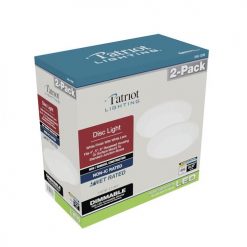 Hot Sale ✔️ Patriot Lighting® 7" White Disc Light - 2 Pack 🔥 -Patriot Lighting Sales 349 1295 Box1
