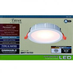 Top 10 🛒 Patriot Lighting® 4 3/4" Integrated LED High Output Ultra-Thin Downlight ⭐ 9 Top 10 🛒 Patriot Lighting® 4 3/4" Integrated LED High Output Ultra-Thin Downlight ⭐ -Patriot Lighting Sales 349 1349 Alt3