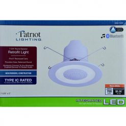 Best reviews of 🔔 Patriot Lighting® 6" Integrated LED Speaker Retrofit Recessed Downlight 🎉 -Patriot Lighting Sales 349 1351 Alt3