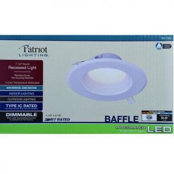 Best reviews of ⌛ Patriot Lighting® 6" Integrated LED Deep Baffle Ultra-Thin Recessed Downlight 😍 -Patriot Lighting Sales 349 1352 Alt3