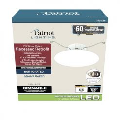 Hot Sale 🎉 Patriot Lighting® 5"/6" 60-In-1 LED Recessed Retrofit Downlight 🔔 -Patriot Lighting Sales 349 1386 Box