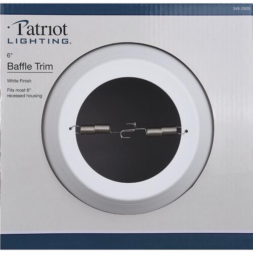 Cheap 🛒 Patriot Lighting® 6" Baffle Trim ❤️ 6 Cheap 🛒 Patriot Lighting® 6" Baffle Trim ❤️ - Image 4