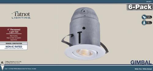 Brand new 🔥 Patriot Lighting® 4" White Recessed Light Set (6-Pack) 👍 11 Brand new 🔥 Patriot Lighting® 4" White Recessed Light Set (6-Pack) 👍 - Image 9