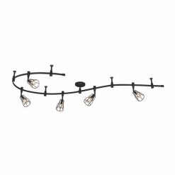 Best deal ❤️ Patriot Lighting® Alexio Black 5-Light Flexible Track Light 💯