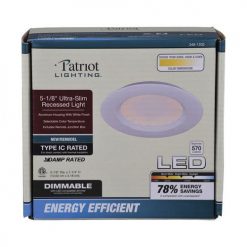 Best deal 🌟 Patriot Lighting® 4" 60W Equivalent Dimmable Integrated LED Ultra-Thin Downlight 🧨 12 Best deal 🌟 Patriot Lighting® 4" 60W Equivalent Dimmable Integrated LED Ultra-Thin Downlight 🧨 -Patriot Lighting Sales 3491202 Alt4