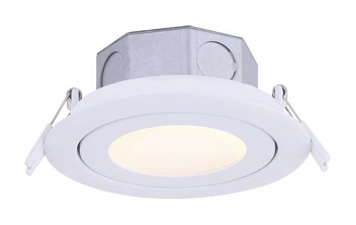 Discount ❤️ Patriot Lighting® 4" White Recessed LED Gimbal Trim Downlight 🔥 3 Discount ❤️ Patriot Lighting® 4" White Recessed LED Gimbal Trim Downlight 🔥