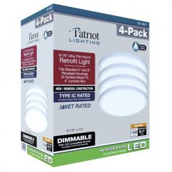 Cheapest ✨ Patriot Lighting® 8-7/8" LED Flat Panel Ultra-Thin Downlight 😀 11 Cheapest ✨ Patriot Lighting® 8-7/8" LED Flat Panel Ultra-Thin Downlight 😀 -Patriot Lighting Sales 351 0027 Box1
