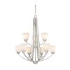 Discount 😀 Patriot Lighting® Helsinki 9-Light Brushed Nickel Chandelier 😀 -Patriot Lighting Sales 351 0172 P