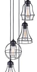Cheap 👏 Patriot Lighting® Raymond Black 5-Light Pendant ✔️