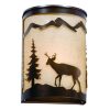 Cheap 🎁 Patriot Lighting® Deer 1-Light Burnished Bronze Indoor Wall Light 💯 -Patriot Lighting Sales 351 5030 P