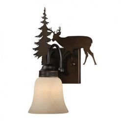Wholesale ✨ Patriot Lighting® Deer Burnished Bronze 1-Light Vanity Light 😉