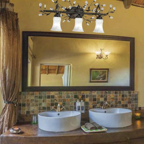 Buy 🔥 Patriot Lighting® Willow Architectural Bronze 3-Light Vanity Light 😀 5 Buy 🔥 Patriot Lighting® Willow Architectural Bronze 3-Light Vanity Light 😀 - Image 3