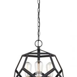 Top 10 ⌛ Patriot Lighting® Suzanna Oil-Rubbed Bronze 3-Light Pendant 🌟