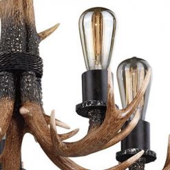 Best Pirce 🔥 Patriot Lighting® Norwood 5-Light Black Walnut Chandelier 🔔 -Patriot Lighting Sales 351 8015 FG